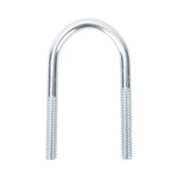 Abrazadera tipo U de 1 1/4", con acabado Electro Zinc, no incluye tuercas y arandelas