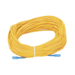 Jumper de Fibra Óptica Monomodo SC/UPC-SC/UPC Simplex de 80 Metros (262.47 Pies), 3mm