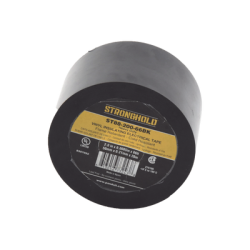 Cinta Eléctrica STRONGHOLD Para Aislar, de PVC, Trabajo Pesado Eléctrico (UV, abrasión, aceite, corrosión), Grosor 0.21 mm (