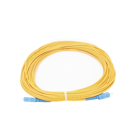 Jumper de Fibra Óptica Monomodo SC/UPC-SC/UPC Simplex de 20 Metros (65.62 Pies), 3mm