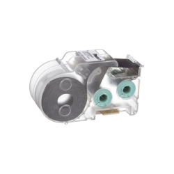 Casete de 200 Etiquetas Adhesivas, para Patch Panel, Face Plate o Cajas Superficiales, Para Identificación 2 Puertos, Color Bla