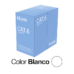 Cable de Red UTP Cat6 / 23 AWG / Cumple ANSI-TIA-568.2-D / RoHS 2.0 / CPR Fca / Longitud 305 Metros (1000 Pies) / PVC Blanco / R