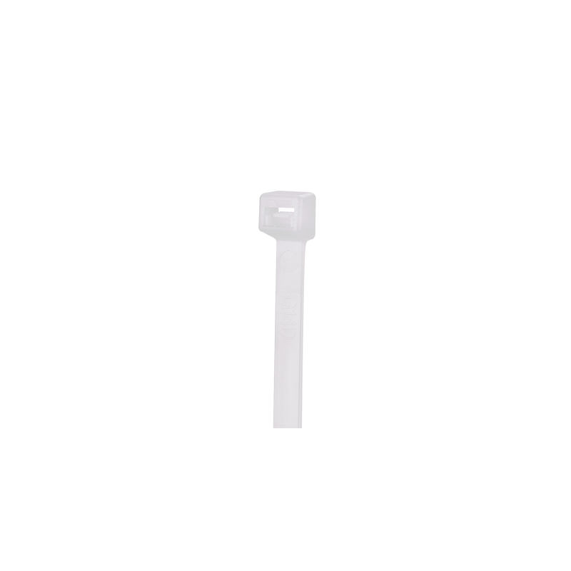 Cincho de Nylon 6.6 StrongHold™, 370mm largo x 3.6mm ancho, Color Natural, Plenum, Paquete de 100pz