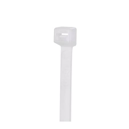 Cincho de Nylon 6.6 StrongHold™, 370mm largo x 3.6mm ancho, Color Natural, Plenum, Paquete de 100pz