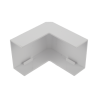 Esquinero exterior color blanco de PVC auto extinguible para canaletas TMK1735, TMK1735SD (5310-02001)