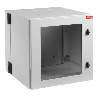 Gabinete Industrial ProTek de 12 UR Puerta con Ventana de 612 x 600 x 610 mm, Protección NEMA Tipo 12 IP55 IK10, Abatible, Fabr
