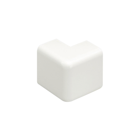 Esquinero exterior, para uso con canaleta LD10, material ABS, Color Blanco Mate