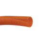 Tubo Corrugado Abierto para Protección de Cables, .50 (12.7 mm) de Diámetro, 30.5 m de Largo, Color Naranja