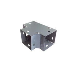 Derivación "T" horizontal 100 x 100 mm (3.94 x 3.94 pulg.), fabricado en lámina de acero al carbón