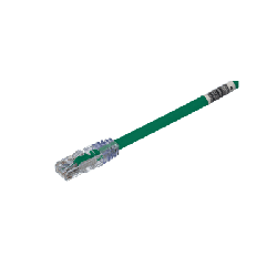 Cable de Parcheo UTP, Cat6A, 24 AWG, CM, Color Verde, 3.05 Metros (10 Pies)