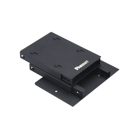 Soporte Para 2 Casetes HD Flex de 6 Puertos Duplex, Para Uso con Gabinetes de Zona, Color Negro