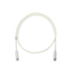 Cable de Parcheo UTP Categoría 6, con Plug Modular en Cada Extremo - 4.3 Metros (14.11 Pies) - Blanco Mate