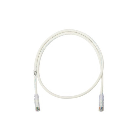 Cable de Parcheo UTP Categoría 6, con Plug Modular en Cada Extremo - 4.3 Metros (14.11 Pies) - Blanco Mate