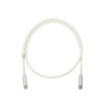 Cable de Parcheo UTP Categoría 6, con Plug Modular en Cada Extremo - 4.3 Metros (14.11 Pies) - Blanco Mate