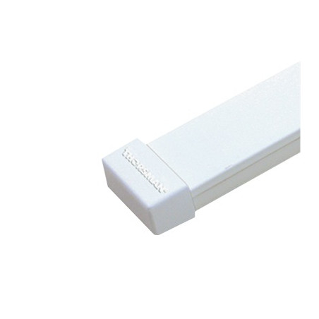 Tapa final color blanco de PVC auto extinguible, para canaleta TMK1720 (5290-02001)