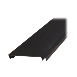 Tapa para Canaleta Ranurada Tipo H, de 55.1 mm de Ancho, 1828.8 mm de Largo, Color Negro