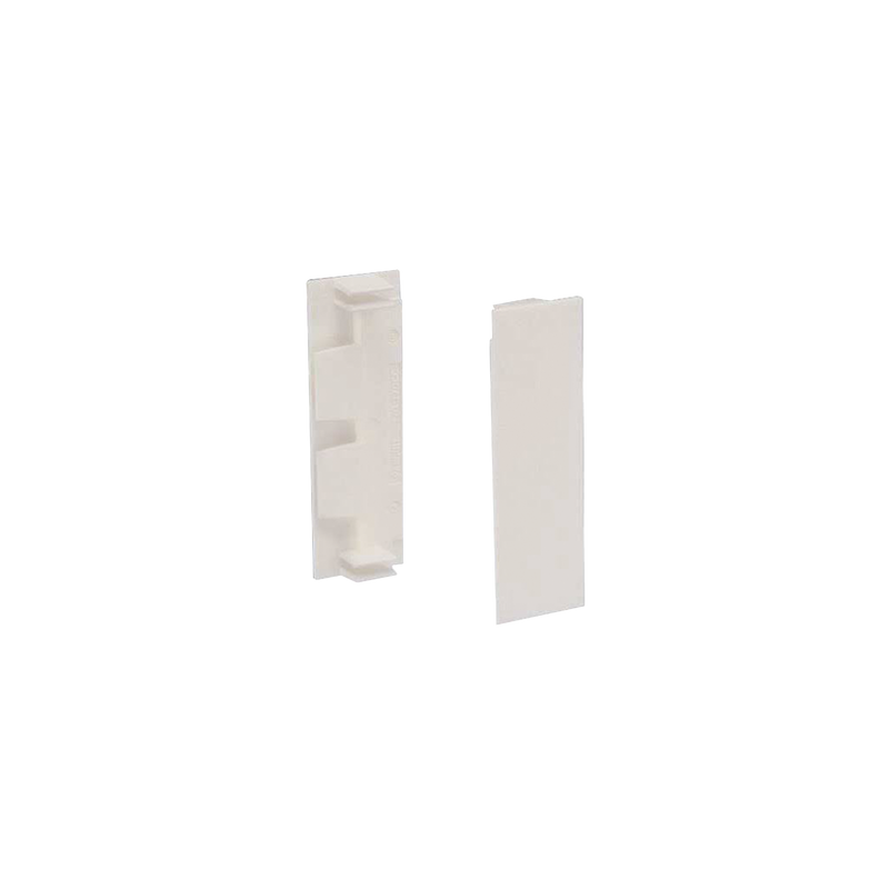 Unión recta de tapa, para uso con canaleta T70, Material PVC Rígido, Color Blanco Mate