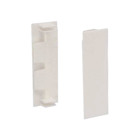 Unión recta de tapa, para uso con canaleta T70, Material PVC Rígido, Color Blanco Mate