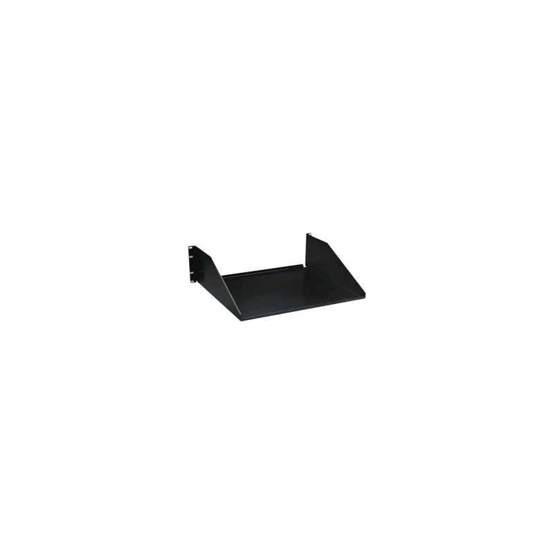 Charola Para Soportar Equipos en Racks, de 19in, Solida, 3UR, Color Negro