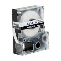 Casete de Etiquetas de Poliolefina de Cinta Continua, Tubo Termocontráctil, 6.4 mm (0.25 Pulgadas) de Ancho y 2.4 Metros (7.87 