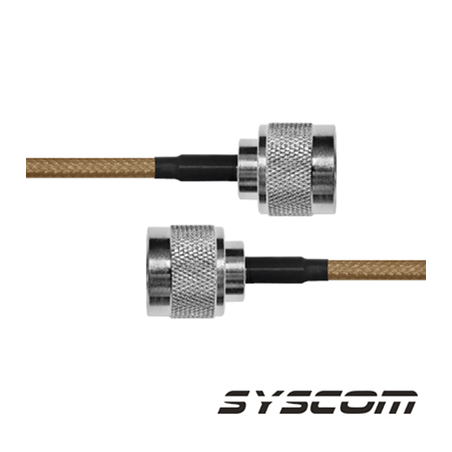 Jumper con Cable LP142 de 110 cm (43.31 pulgadas), con Conectores N Macho a N Macho.