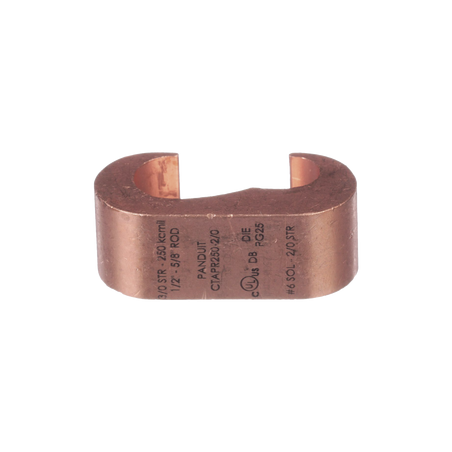 Conector de compresión a tierra de cobre Panduit CTAPR2/0-2-L, 1Pz