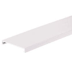 Tapa para Canaleta Ranurada, de 31.8 mm de Ancho, 1828.8 mm de Largo, Color Blanco