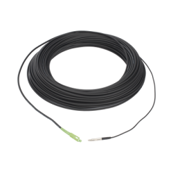 Rollo de Fibra Óptica Drop Redonda G657A2 Monomodo Simplex de 50 Metros (164 Pies) con Conectores SC/APC-SC/APC para Instalacio