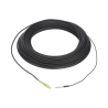 Rollo de Fibra Óptica Drop Redonda G657A2 Monomodo Simplex de 50 Metros (164 Pies) con Conectores SC/APC-SC/APC para Instalacio