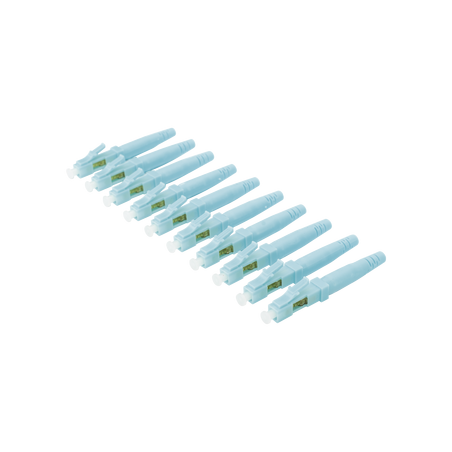 Conector de Fibra Óptica Pre-pulido Re-terminable Multimodo LC/UPC 900um, 2.0 mm, 3.0 mm (Paquete 10 Piezas)