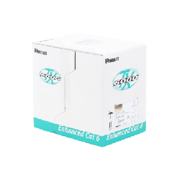 Bobina de Cable UTP 305 Metros (1000 Pies) de Cobre, TX6000? PanNet, Reelex, Blanco, Categoría 6 Mejorado (23 AWG), PVC (CM), d