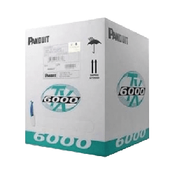Bobina de Cable UTP 305 Metros (1000 Pies) de Cobre, TX6000? PanNet, Reelex, Blanco, Categoría 6 Mejorado (23 AWG), PVC (CMR, R