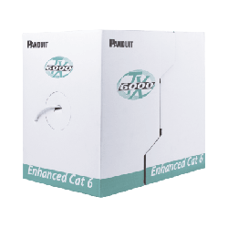 Bobina de Cable UTP 305 Metros (1000 Pies) de Cobre, TX6000? PanNet, Reelex, Gris, Categoría 6 Mejorado (23 AWG), PVC (CMR, Ris