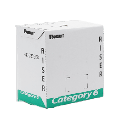 Bobina de Cable UTP, Categoría 6 de Alto Rendimiento (+350 MHz), 23 AWG, PVC (CMR, Riser), Bobina de 305 Metros (1000 Pies), Co