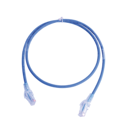 Patch Cord MC5 Modular Cat5e UTP, CM/LS0H, 1.52 Metros (5 Pies), Color Azul, Versión Bulk (Sin Empaque Individual)