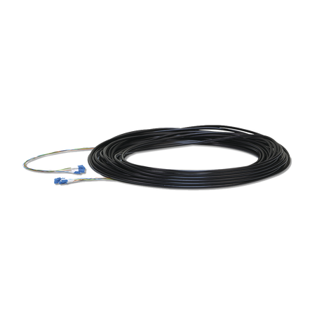 Fibercable de 18.29 Metros (60 Pies) Monomodo (SM) con Conectores LC, Ideal para Equipos Edgerouter, Edgeswitch y Edgepoint.