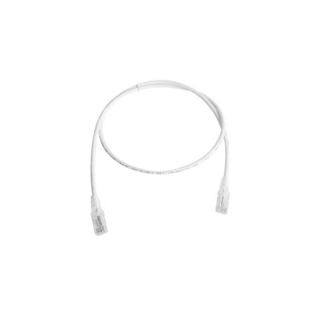 Patch Cord MC5 Modular Cat5e UTP, CM/LS0H, 0.91 Metros (3 Pies), Color Blanco, Versión Bulk (Sin Empaque Individual)