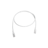 Patch Cord MC5 Modular Cat5e UTP, CM/LS0H, 0.91 Metros (3 Pies), Color Blanco, Versión Bulk (Sin Empaque Individual)