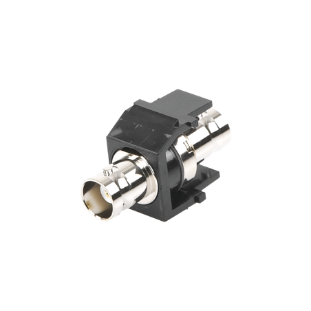 Módulo Acoplador Coaxial Tipo BNC, Keystone, de 50 Ohms, Color Negro