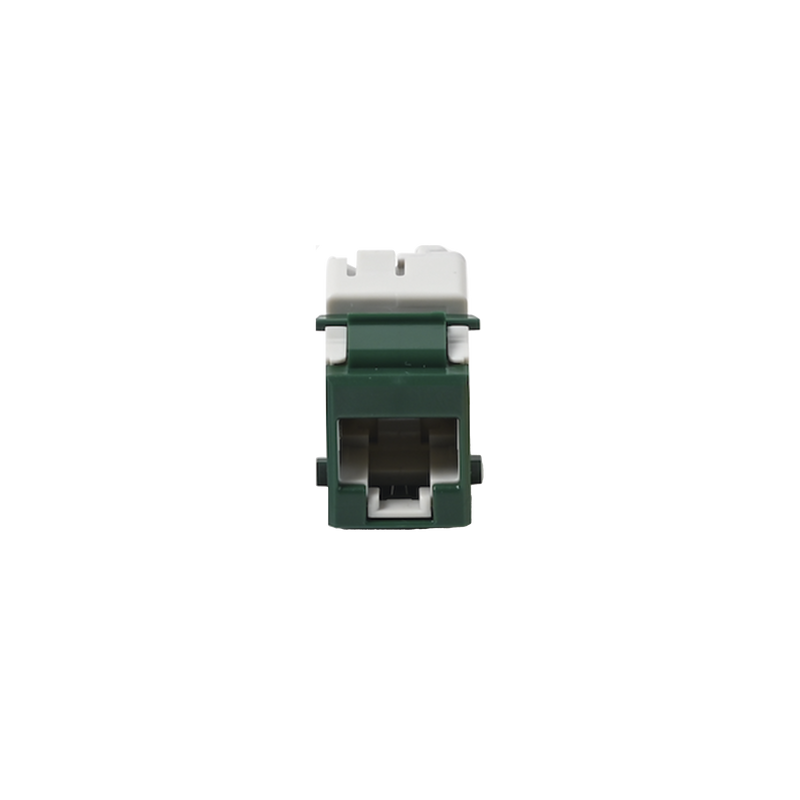 Jack Ultramax Cat5e, UTP, Tipo Keystone, Color Verde, Punch Down
