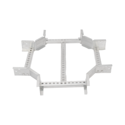 Derivación "X" Horizontal de Aluminio Perfil Z / Peralte 3 1/4" / Ancho 12"/ Radio 8" / Incluye Tornillería (CHXHEZ314R8X12AK)