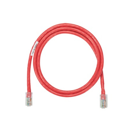 Cable de Parcheo UTP Categoría 5e, con Plug Modular en Cada Extremo - 2 Metros (6.56 Pies) - Rojo