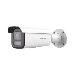 [Dual Light + 2 Micrófonos Integrados] Bala IP 6 Megapixel / Lente Mot. 2.8 a 12 mm / 60 mts Luz Blanca + 60 mts IR / Exterior 