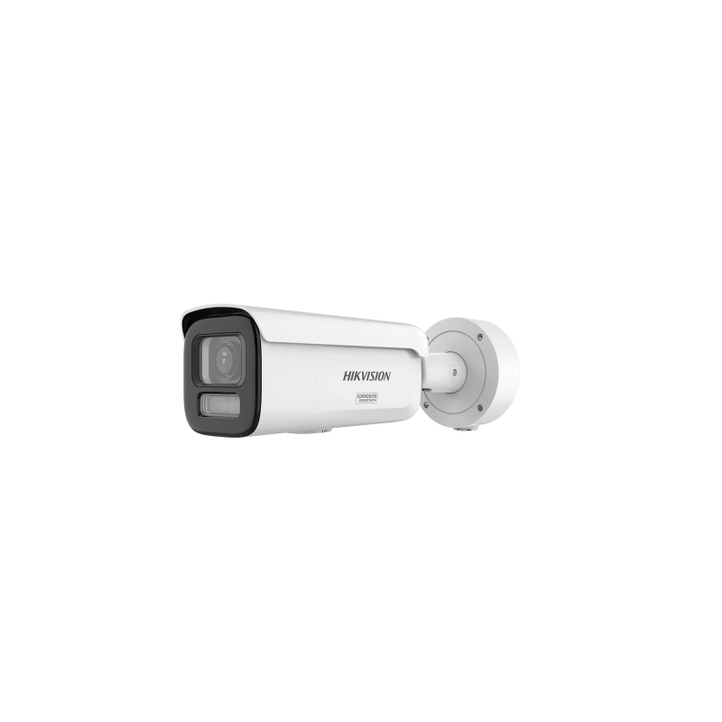 [Dual Light + ColorVu 3.0 + HikAI] Bala IP 4 Megapixel / Lente Mot. 2.8 a 12 mm / 60 mts IR + Luz Blanca / Exterior IP67 / WDR 1