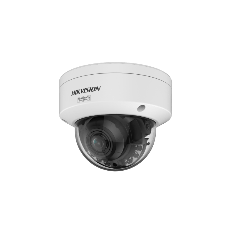[Dual Light + ColorVu 3.0 + HikAI] Domo IP 4 Megapixel / Lente Mot. 2.8 a 12 mm / 40 mts IR + Luz Blanca / Exterior IP67 / WDR 1