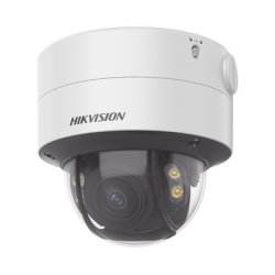 Domo IP 4 Megapixel / Imagen a Color 24/7 / Lente 3.6 - 9 mm / Luz Blanca 40 mts / WDR 130 dB / Exterior IP67 / IK10 / Captura F