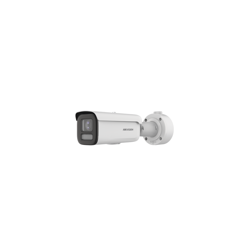 Bala IP 4 Megapixel / Imagen a Color 24/7 / Lente 2.8 - 12 mm / Luz Blanca 60m / WDR 130dB / Exterior IP67 / IK10 / Captura Faci