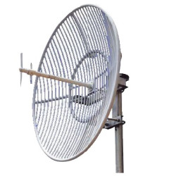 Antena Parabólica de Rejilla | 824-960 MHz | 23 dBi de Ganancia | Cubre muy bien la Banda 5 (850 MHz) Celular. Antena Donadora 