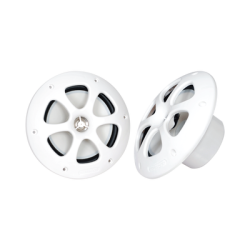Par de altavoces fabricado en grado marinos en color blanco de 6.5" de 100 W de entrada máxima