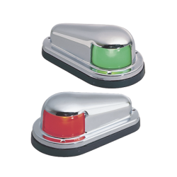 Luz de Navegación, 1 Milla Certificada A-16, Uso de Reemplazo, Embarcaciones a Vela/Motor hasta 12m, Material Latón/Acero Inox